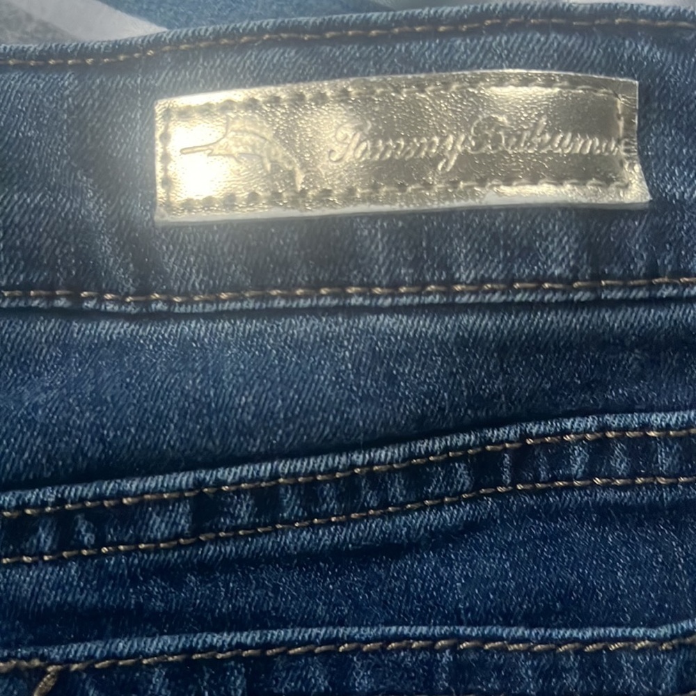 Tommy Bahama Girls Dark Blue Denim Jeans Size 10 - Picture 8 of 9
